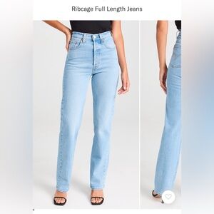 Levi's Ribcage Full-Length Jeans Samba Tango Light